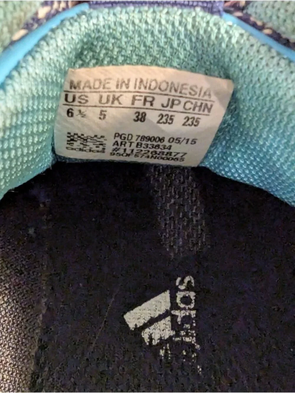 Adidas Kanadia 7 TR women's Runner Trail Shoe Blue & White Size 6.5